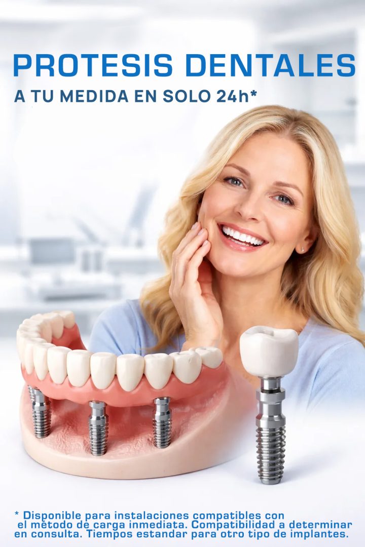 Prótesis Dentales en 24 horas en Lleida